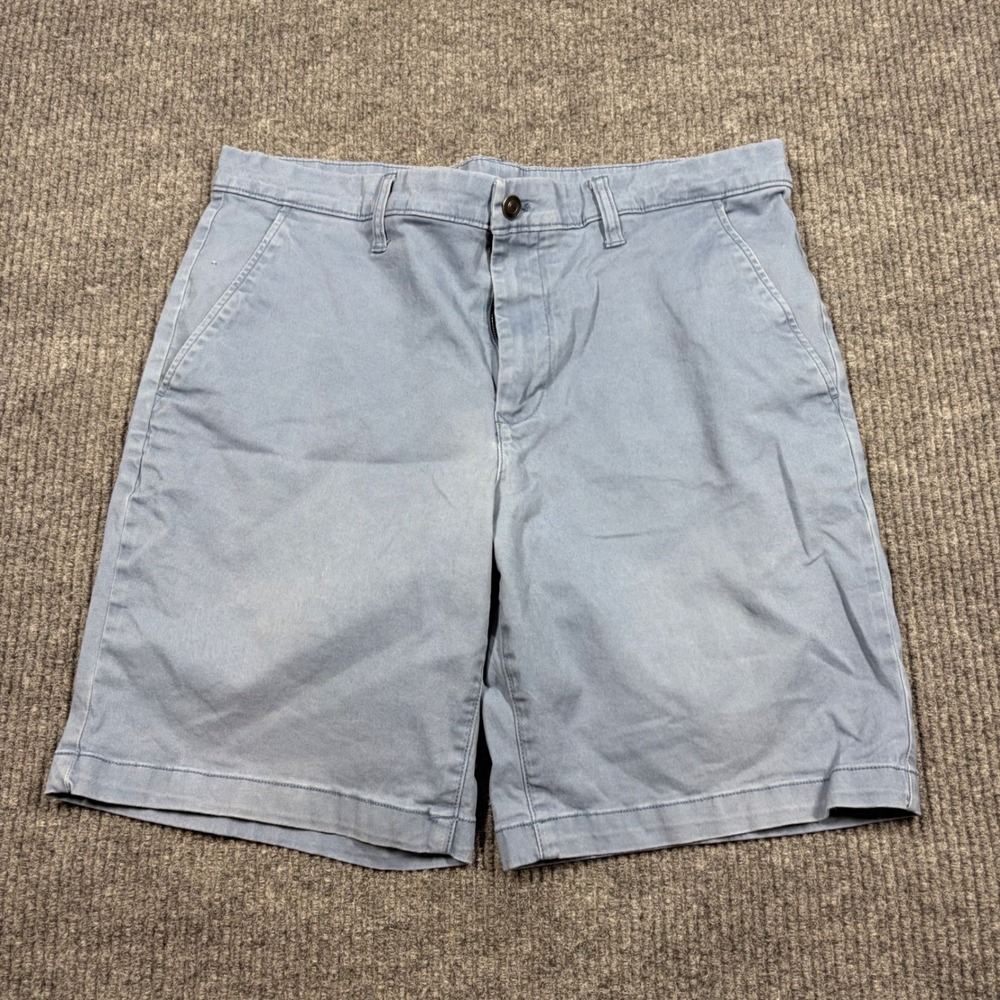 Member's Mark Shorts Mens 36 Everyday Flat Front Blue Moonlight WSCM-076-2022